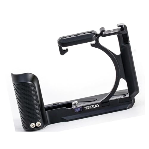 Image of Aluminum Camera Cage for Canon V1 Camera, Video Blogging Accessories (Black)