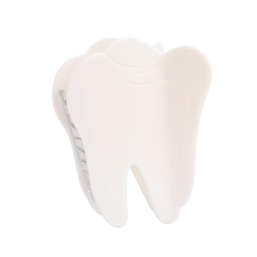 Personalised White Tooth Acetate Hair Claw Clip Oral Doctor Creative Hair Clip in Stomatology for Women Girls Gift