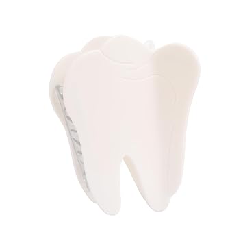 Personalised White Tooth Acetate Hair Claw Clip Oral Doctor Creative Hair Clip in Stomatology for Women Girls Gift