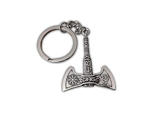 Viking and Nordic Vintage Rune Amulet Keyring