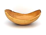  Gedrechselte Schale, Obstschale, Dekoschale, Holzschüssel Handarbeit aus Deutschland, massives Apfelholz, Holzschale, unikat, nachhaltig, umweltfreundlich