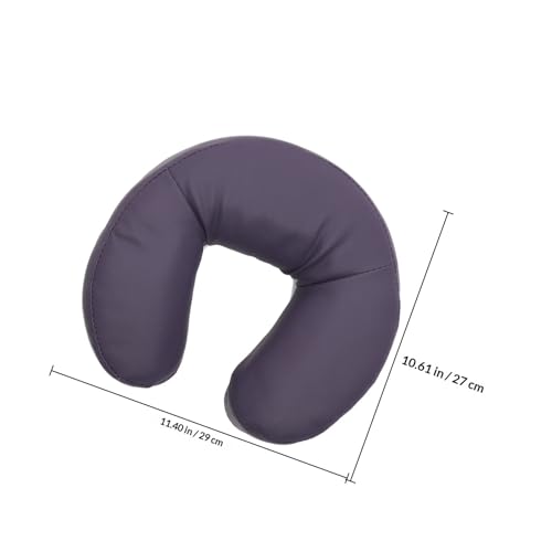 Almohada facial de masaje ergonómica en forma de U de PU transpirable para cama de belleza 3