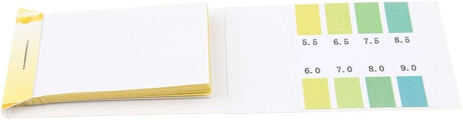 CALANDIS™ 80pcs Precision PH Testing Paper Strips 5.5-9.0 Lab Home Water Cosmetic with a pH Color Chart on Each Pack