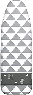 Ironing Board Cover 120 x 40 cm, Heat Reflective, Elastic Band, Gliding Zone, Oeko-Tex 100, 4 Sizes, Steam Ironing Station