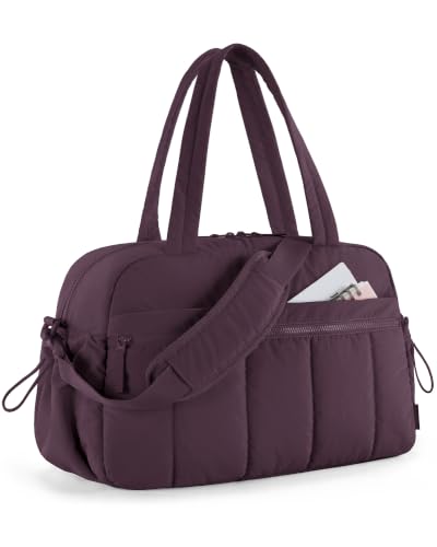 Image of BAGSMART Gym Bag for Women, Duffle Bag for Travel with Wet Pocket, Lightweight Carry on Weekender Duffel, Water Resistant