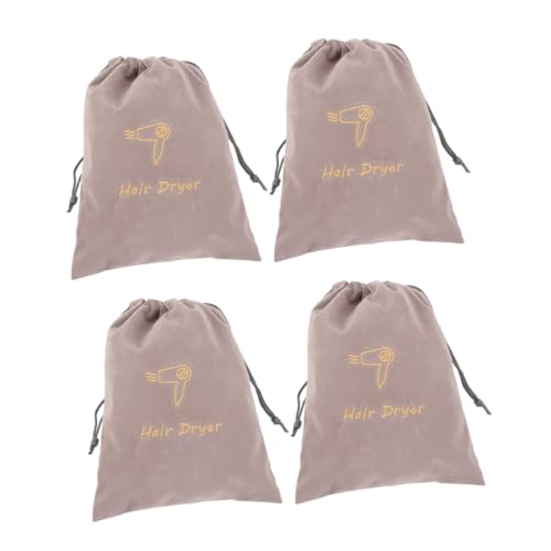PACKOVE 2 Series Bolsa Para Secador De Pelo Organizador De Bolsas Bolsa De Viaje Para Herramientas Para El Cabello Cable Retractable Del Secador De Pelo Paño 2 Piezas*2