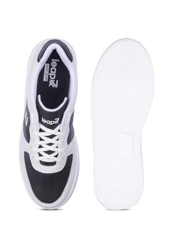 Image of Liberty LEAP7X Black Sporty Casual Sneakers for Men