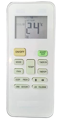 Image of Ehop Remote Compatible for Voltas Air Conditioner with Shortcut Button VE-142 (Please Match the Image with Your existing or Old Remote Before Ordering)