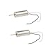 Hxchen 2Pcs DC 1.5-4.5V Coreless Micro DC Motor 42000RPM Mini Coreless Motor for Airplane Model