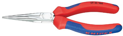 KNIPEX Tools - Slim Long Nose Telephone Pliers, Multi-Component (2925160)
