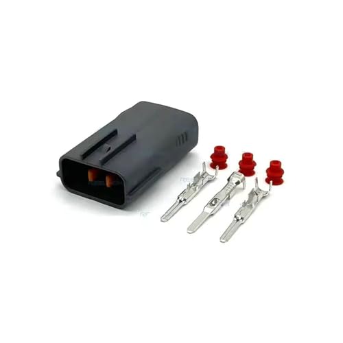 Connecteur de faisceau de câbles à 3 broches 6195-0012 étanche pour voiture avec joints, lot de 10