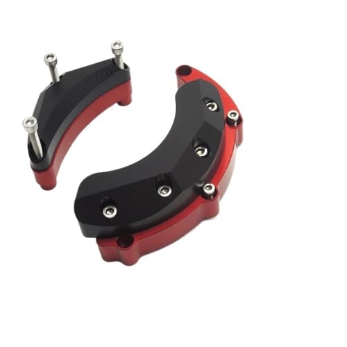 Protection carter MT09 et Tracer en aluminium anodisé rouge premium