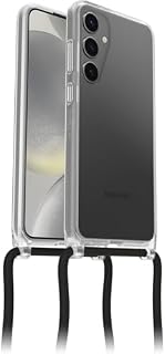 OtterBox React Necklace Hülle für Samsung Galaxy S24+, Schützende Hülle mit Verstellbarer und Abnehmbarer Handykette, Getestet nach Militärstandard, Transparent, Keine Einzelhandelsverpackung