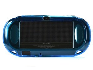Capa dura de proteção azul claro COSMOS ® para PlayStation PS VITA 1000, serve apenas para botão ova