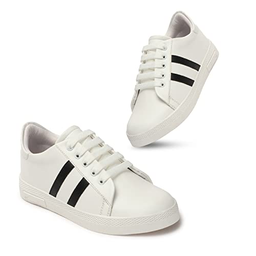 Image of ANTOX Introduce You A Regular Comfortable Striped Casuals for Women's /Ladies /Girl's Sneakers for Women
