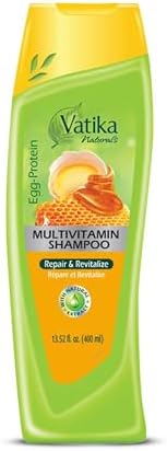 Vatika Naturals Egg Protein Shampoo with Protein-Rich Honey Formula 400ml