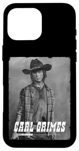 Coque iPhone 16 Pro Max The Walking Dead Carl Portrait Argent