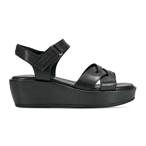 Sandale cale Rockport Amira contre pieds serres cuir noir 40 EU Large - 3