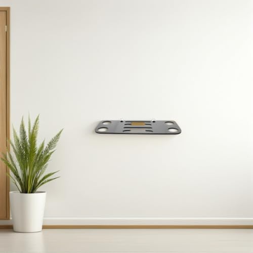 Soporte de bádminton compacto en acrílico transparente para optimizar espacio de pared 8