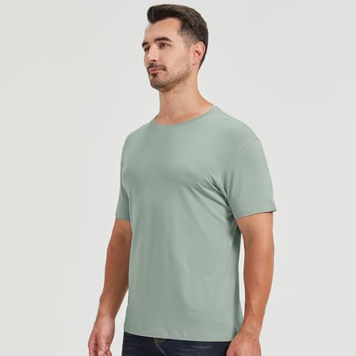 Image of netdraw Men's Ultra Soft Bamboo Viscose Cotton T-Shirt S-3XL