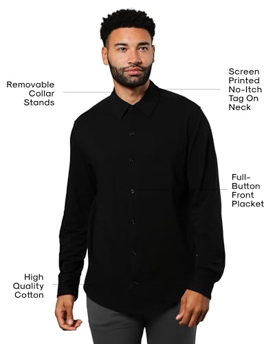 True Classic Long Sleeve Shirts for Men – Casual Mens Dress Shirts, Stretch Button Down Shirt Men, Slim & Relaxed Fits2