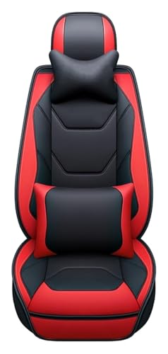 Housse de siège auto en cuir rouge pour Chevy Cruze Captiva