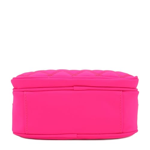 Image of FashionPuzzle Quilted Nylon Crossbody Bag with Wide Strap
