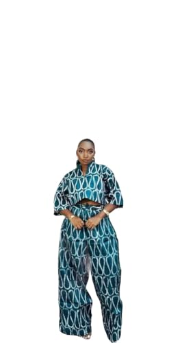 Custom Made Two Piece Set, African Print Ankara Outfit, Wide