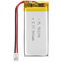 3.7V 500mAh Battery 502248 Lithium Polymer Ion Rechargeable Li-ion Li-Po Battery with 2P PH 2.0mm Pitch Connector
