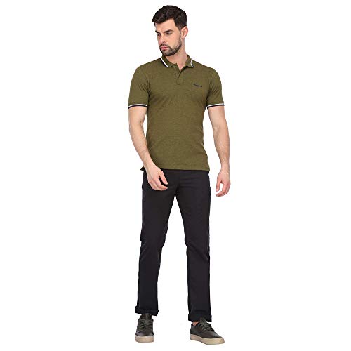 Image of Pepe Mens Slub Polo T-Shirt