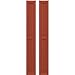 Ekena Millwork ARW101BF207X56CLH Americraft Exterior Real Wood Two Equal Panel Framed Board-n-Batten Shutters (Per Pair), 7"W x 56"H, Colorful Leaves