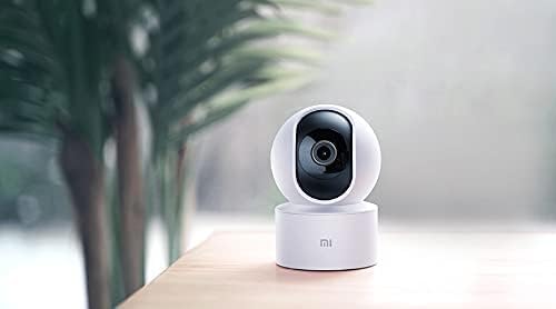 Smartphone screen displaying live feed from the Xiaomi Mi Home Cam