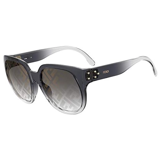 Fendi FF0403/G/S KB7 Grey FF0403/G/S Round Sunglasses Lens Category 2 Lens Mirr