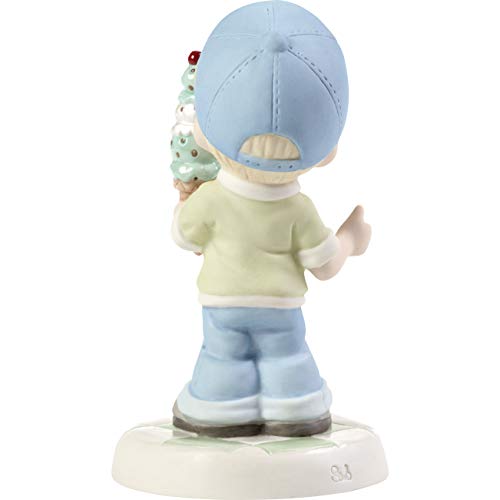 Precious Moments 193017 Grandma You're The Sweetest Boy with Ice Cream Cone Bisque Porcelain Figurine, Multicolor - Image 2