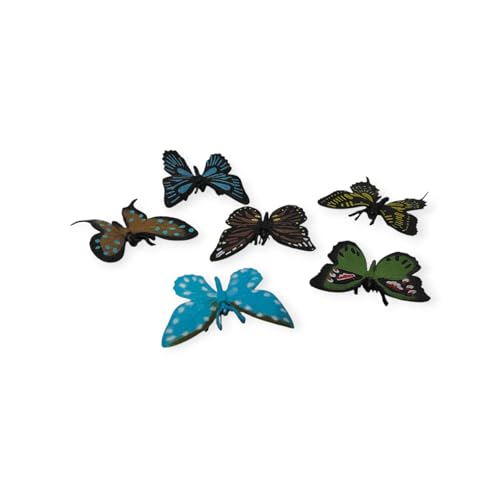 Image of Small Kids Sea & Wild Animal Toys Sets for Fun, Educational, Spark Imagination and Learning (Multi Choice Sets) (Butterfly) 12pcs