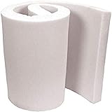 Dream Solutions USA Upholstery Foam Cushion Sheet- 1/2'x15'x72'-High Density Support Premium Luxury Quality- Good for Sofa Cushion, Mattresses, Wheelchair, Poker Table, and Much More
