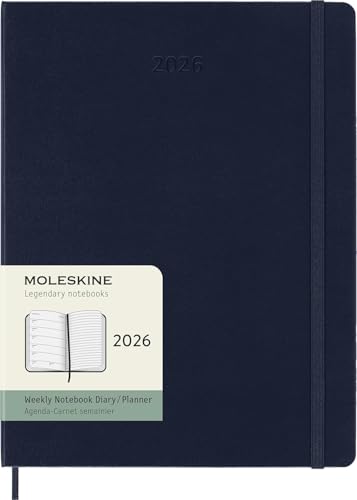 Moleskine Weekly Planner, Agenda Settimanale 2026 12 Mesi Con Spazio