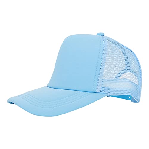 Bordado de placa de luz de color sólido para hombres y mujeres, sombrero de conductor de camión, sombrero de red, sombrero, paraguas voladizo, Bu1., M