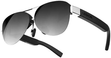 （10:30時点） Lenovo Legion Glasses Gen 2 スマートグラス 【120Hz マイクロOLED 視野角 43.5度 重量65g】ウェアラブルモニター ブラック 【レノボオンラインモデル】 GY21R09341