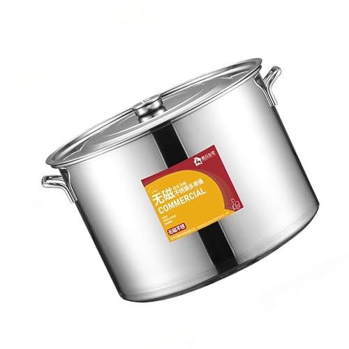 IBOWZ Olla de Acero Inoxidable, Contenedor para Servir Bebidas de 20 litros (Grifo Incluido)