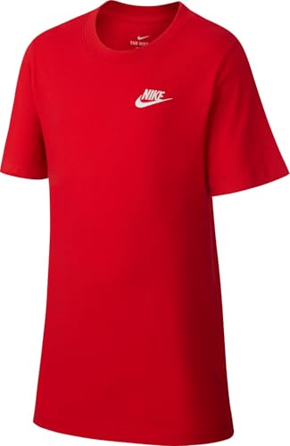 Nike Boys NSW Tee Embroidery Logo Futura T-Shirts AR5254-657 Size M