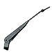Marinco 33012A Wiper Arm, Deluxe Black Stainless Steel Single, 10"-14" Adjustable