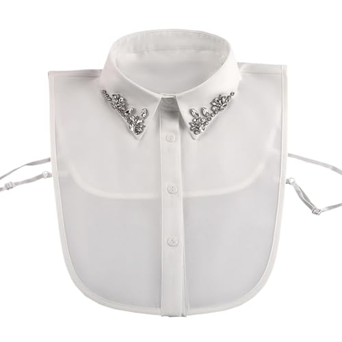 Tktouci Collar Inserts for Women - Bling Rhinestone Neckwear | Elegant Christmas Faux Collar - for Formal Party Wedding Costume Prom Bridal Bride Blouse Dress