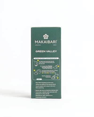 Image of Makaibari Green Valley Apoorva Rich & Intense Darjeeling Black Loose Leaf Tea 100 gm | Premium Darjeeling Long Leaf Black | Single Estate Loose Leaf | Muscatel fruity top notes | 50 Cups