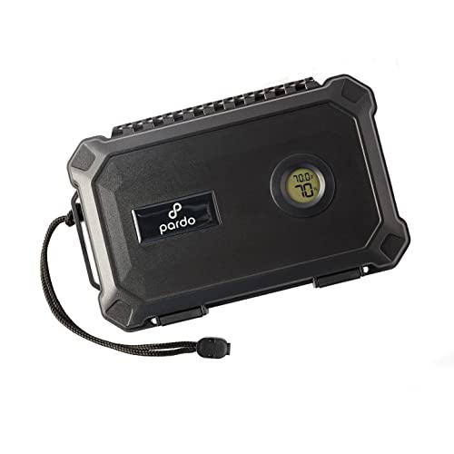 Pardo Cigar Humidors with Humidor Hygrometer - Holds up to 5 Cigars - Airtight