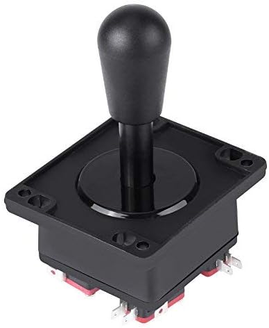 Walfront Joystick with Microswitch 4/8 Way Switchable Game Controller Joystick for ARCADE Machine Builds PC Fighting Games and DIY Projects