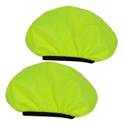 STOBOK 2個 防水自転車前バッグカバー 撥水加工 軽量折りたたみ設計 ハンドル収納袋対応 雨雪保護用ユニバーサルレインカバー