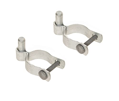Dailydanny 2 Pack Chain Link Fence Frame Gate Post Male Hinge with Bolts and Nuts (2-7/8 Inch) by Dailydanny - Used condition - US$12.68