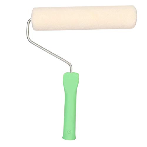 Image of KAPIL Painting Tools Combo of 1 Kamal Superior Quality Paint Tray for 9 inch Paint Rollers, and 1 KAPIL Wall Paint 9 INCH EPOXY Roller (Imported Superior Quality) - White Colour