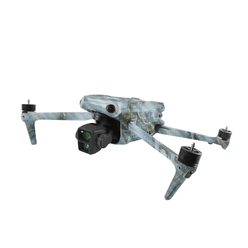 Image of MightySkins Carbon Fiber Skin Compatible with DJI Air 3 - Crystal Rock | Protective, Durable Textured Carbon Fiber Finish | Easy to Apply